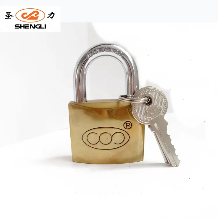 Chống Gỉ Bán Buôn 40Mm Arc Shape Trung Quốc Shengli Thương Hiệu Rắn Brass Padlock