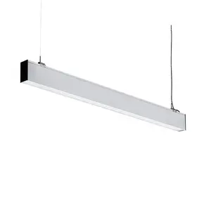 高品质铝型材1200毫米40w天花板悬挂高棚照明发光二极管线性办公吊灯