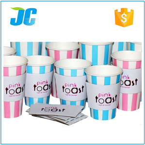 2017 personnalisé en carton café tasse manches - Product Image 1