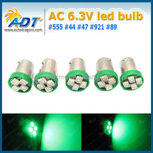 fábrica T10 194 #555 SMD3528 6.3 V AC LED Bombilla Para la Máquina de Juego de Pinball y Coche Cuadros de mando - Product Image 1