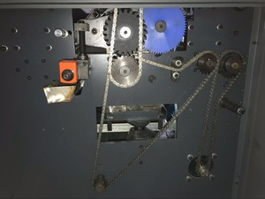 Incollatrice semiautomatica della cartella di fustellatura della macchina di laminazione della flauto della tavola alta - Product Image 5