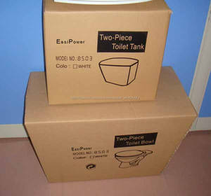 Artículos sanitarios de dos piezas baldeo en cuclillas de cerámica industria aseo casa - Product Image 6