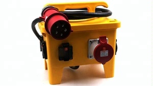 Quadro di Distribuzione Elettrica Industriale IP67 a 8 Prese, 3 Fasi, Impermeabile, 220V 38A, Montaggio a Parete o Portatile - Product Image 6