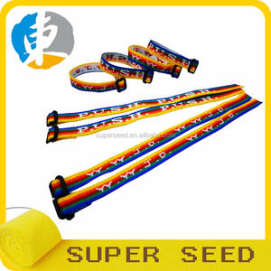 สร้อยข้อมือผ้าโพลีเอสเตอร์พิมพ์ลายด้วยเทคนิค Dye Sublimation หลากสี ผลิตในไต้หวัน สำหรับเยาวชนคริสเตียน พร้อมข้อความ WWJD ปรับแต่งได้ตามต้องการ สำหรับศาสนา - Product Image 4