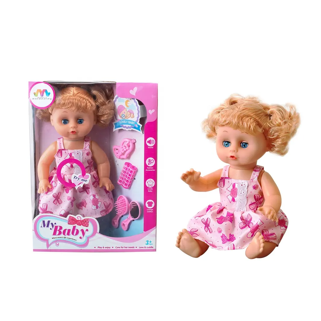 16インチビニールおもちゃシリコン生まれ変わった柔らかい赤ちゃん人形卸売用。