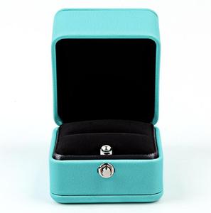 Fancy Looking Beautiful Jewelry Blue Ring <strong>Box</strong> Jewelry <strong>Small</strong> <strong>Trinket</strong> <strong>Box</strong> - Product Image 2