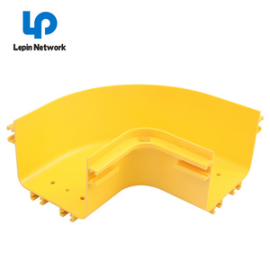Ningbo Lepin usine fournisseur vente chaude 240 360 600mm Fiber Runner Fiber Optic Raceway jaune plastique PVC Ftth câble plateau <span class=keywords><strong>couverture</strong></span> - Product Image 6