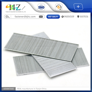 Galvanzied alambre y cinta de acero recubierto de alta calidad ST clavos brad uñas - Product Image 4