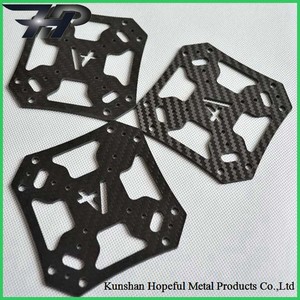 Oem cnc mecanizado hoja de fibra de carbono placa de bloque - Product Image 3