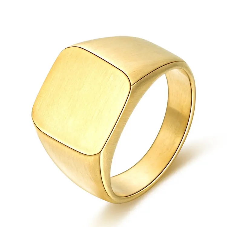 JM-03 Latest Simple Gold Ring Designs New Design Gold Finger Ring Models For Men