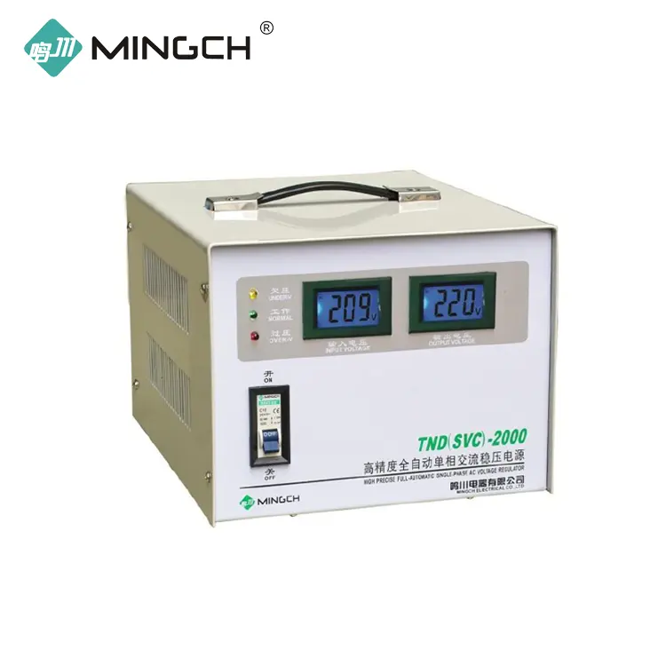 MINGCH Factory Hot Selling 1Kva 2Kva Avr Ac Automatic Voltage Regulators Stabilizer