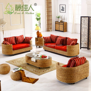 Muebles Willow! Mar natural de jacinto de agua en el sofá de la Sala de estar de una sección transversal en forma de conjunto de - Product Image 4