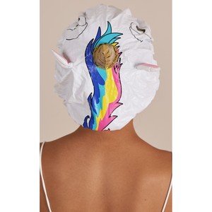 Gorro <span class=keywords><strong>de</strong></span> Ducha Desechable Novedoso y Divertido con Diseño Personalizado 2025, Gorro <span class=keywords><strong>de</strong></span> <span class=keywords><strong>Baño</strong></span> Impermeable con Diseño <span class=keywords><strong>de</strong></span> Unicornio 3D para Bebés y Niños - Product Image 6