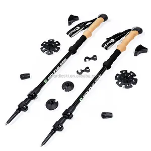 Chất lượng cao carbon fiber telescopic hot stick trekking cực đi bộ dính