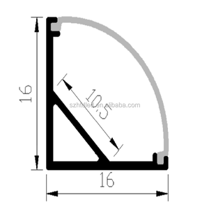 <strong>Diffuser</strong> Corner Extrusion Channel <strong>Led</strong> <strong>Strip</strong> Profile Channel Light Aluminium Profile for <strong>Led</strong> <strong>Strip</strong> - Product Image 6