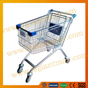 90L cromo supermercado carrito de la compra - Product Image 1