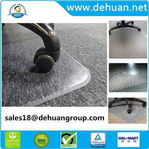 De plástico de pvc Oficina piso transparente silla mat alfombra o <span class=keywords><strong>woodfloor</strong></span> - Product Image 5