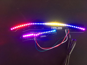 Nueva llegada anillo del halo led de flujo de color rgby kits para coche luces - Product Image 4
