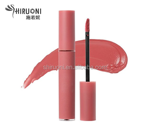 Makeup Matte Velvet Lip s Sexy Nude Pigment Lipstick liquid lip gloss private label - Product Image 2
