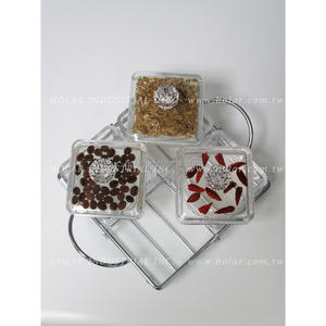 Lọ Đựng Gia Vị Bằng Nhựa Holar, 4 Bàn Ăn Kiểu Đài Loan, Có Chân Đứng - Product Image 3