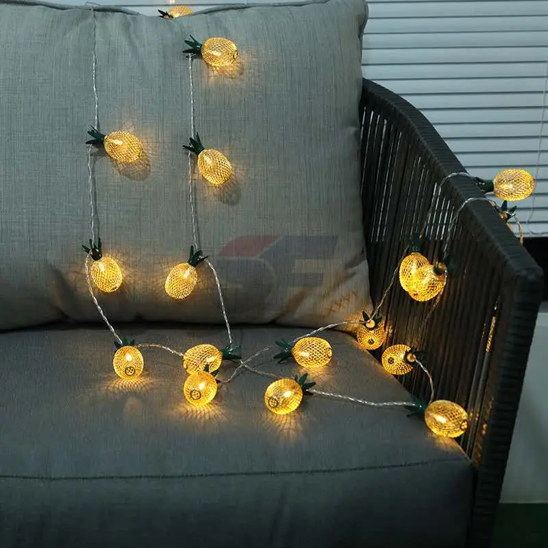 Kerstversiering Buiten Ananas Model String Licht Slaapkamer Decoraties Waterdicht Party Tuin Vakantie Verlichting Led