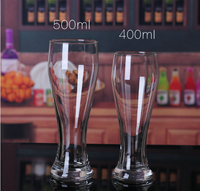 Tasse en verre de bière en cristal de bavière de 500ml, tasse en verre de pinte pour bière de 17 onces