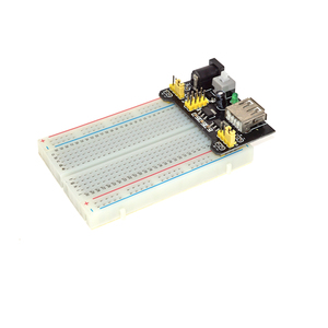 Mini Không Hàn Breadboard Vật Liệu Không Trong Suốt 400 Điểm Breadboard Đơn Giản - Product Image 4