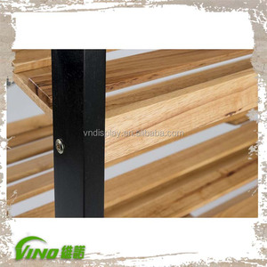 Giá để bánh mì di động 5 tầng bằng gỗ và kim loại dành cho cửa hàng bánh mì - Product Image 5