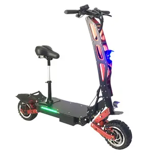 Più nuovo arrivo 3200 w 60 v moto elettrica con il nuovo sistema di smorzamento stand up triciclo elettrico scooter per gli adulti