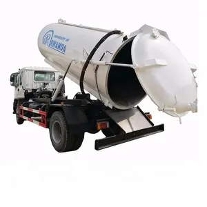 Japanese 4x2 vacuum truck 10000l vacuum sewage suction truck price vacuum tanker truck