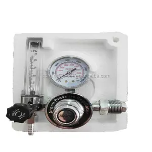 Regulador de etapa de presión industrial simple de alta presión, medidor de flujo de CO2/argón regulador del medidor de flujo
