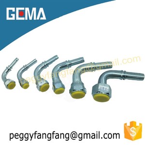 Accesorio de tubería de vacío curva Jic rosca hembra <span class=keywords><strong>manguera</strong></span> accesorio hidráulico gasolina engarzado tubo pezón embrague Jic accesorios 26791 - Product Image 5
