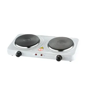 2000 watts 2 brûleurs cuisinière électrique cuisinière avec plaque chauffante double cuisinière électrique