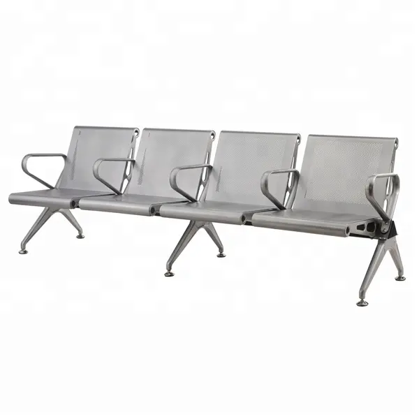 4 seats with middle arms public seating for domestic airport,hospital,service center