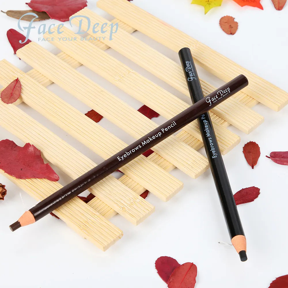 Crayon à sourcils noir profond, pièces, pour maquillage Permanent ou Design de Microblading