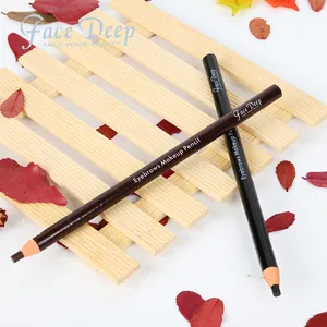 Pensil Alis Warna Hitam Pekat untuk Makeup Permanen atau Desain Microblading