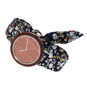 Commercio all'ingrosso <span class=keywords><strong>di</strong></span> Disegno <span class=keywords><strong>di</strong></span> Modo Delle Donne Orologi del Quarzo Della Cinghia <span class=keywords><strong>di</strong></span> Stoffa In <span class=keywords><strong>Legno</strong></span> Orologi Da Polso - Product Image 1