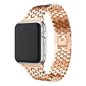 Fish Link traspirante a nido d'ape in lega cinturino per Apple <span class=keywords><strong>Watch</strong></span> <span class=keywords><strong>Ultra</strong></span>, cinturino per orologio di lusso per IWatch - Product Image 6