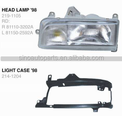 Head Lamps for HINO MFD/MFF 90-98 SERIES - Durable & Bright