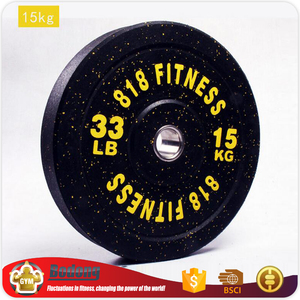 High Quality <strong>Rubber</strong> Particles Stainless Steel Inner Hole <strong>Weight</strong> Lifting Disc <strong>Plate</strong> Gym <strong>Rubber</strong> <strong>Weight</strong> <strong>Plates</strong> for Fitness - Product Image 3