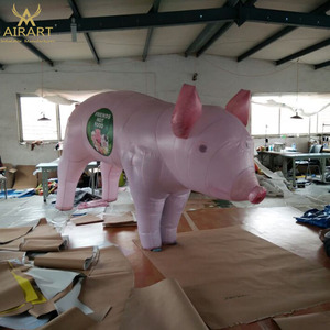 Costume gonflable pour adulte, de peppa <span class=keywords><strong>pig</strong></span>, mascotte d'animaux, pour décoration de fête - Product Image 4