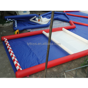 Высокое качество открытый спортивные игры надувной автомобиль гоночный трек - Product Image 5