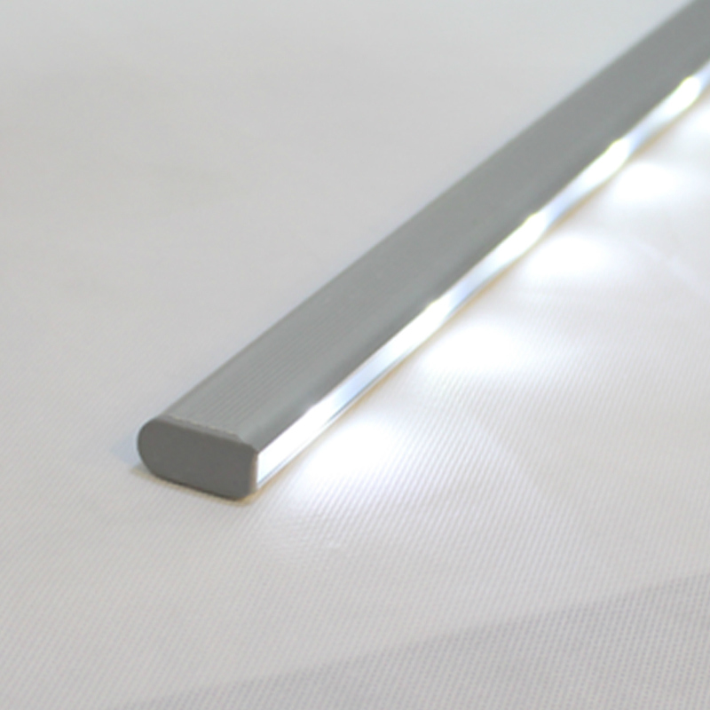 80 см длина алюминиевая Вешалка штанга светодиодная батарея-работает свет/рельс светодиодный шкаф свет светодиодный алюминиевый профиль свет 12 в светодиодный шкаф