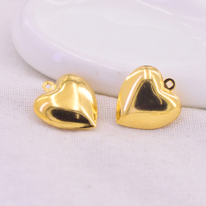 Accessoires de fabrication de bijoux Breloques en acier inoxydable Boucles <span class=keywords><strong>d</strong></span>'oreilles <span class=keywords><strong>feuille</strong></span> <span class=keywords><strong>d</strong></span>'érable en métal doré Collier Pendentifs - Product Image 4