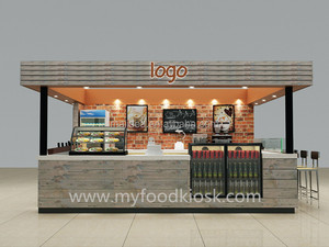 <span class=keywords><strong>Myidea</strong></span> Conception de kiosque à café sur mesure rustique et moderne Prix de gros - Product Image 3