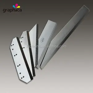 Cuchilla de corte de acero de alta velocidad con agujero para industria de impresión, cuchilla de corte de 3 lados, perforación de acero de alta resistencia