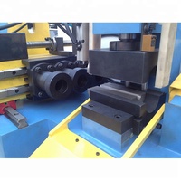 Machine de formage d'extrémité de tube en acier inoxydable SS, réduction, expansion, rétrécissement, évasement, sertissage, élargisseur, rond, carré, acier doux, carbone