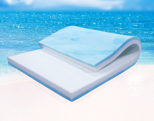 Materasso e letto King size in Memory Foam Topper in Gel naturale con impacco sottovuoto - Product Image 4