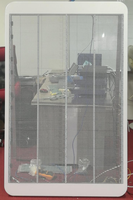 Écran LED transparent d'intérieur P8 de 70 pouces, affiche pleine couleur, affichage sur vitre, écran LED cristal