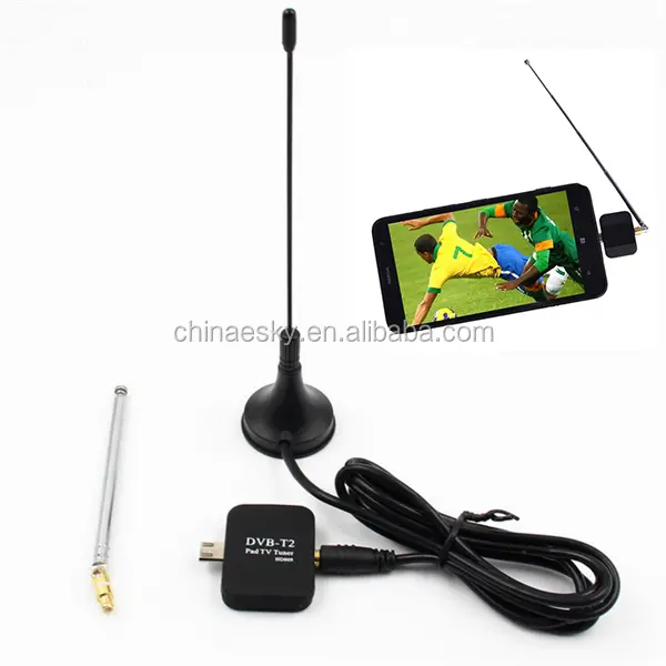 Mini DVB-T2 USB PT360 para Android TV, sintonizador, receptor digital HD para Android Pad/teléfono